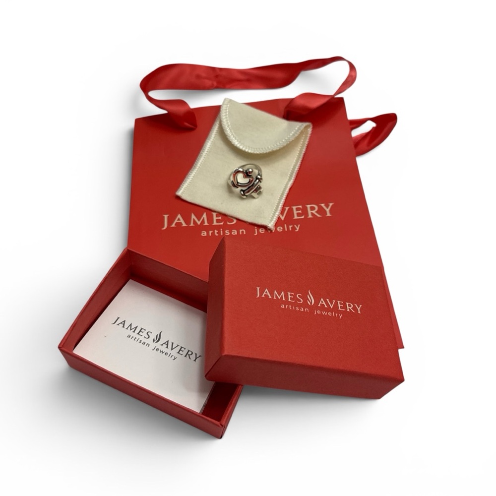 James Avery Key to My Heart Ring Size 7 925 Sterling Silver